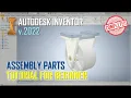Autodesk Inventor 2022 Assembly Parts Tutorial For Beginner COMPLETE