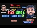 stack using linkedlist Striver A to Z dsa course in hindi