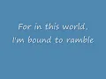 I Am a Man of Constant Sorrow with lyrics