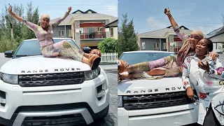 iyabo ojo gets surprise brand new range rover evoque from god daughter days after her house warming