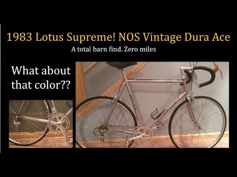 Download MP3 Bicycle Collection Mancave: 84 Lotus Supreme build. Full vintage NOS Dura Ace!