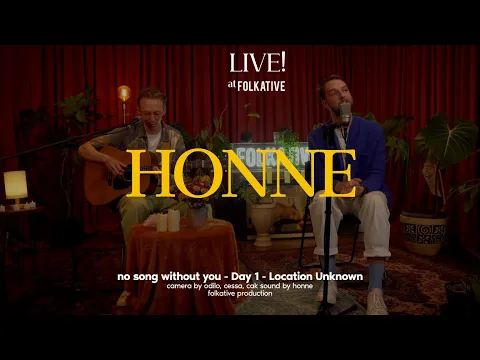 Download MP3 HONNE Acoustic Session | Live! at Folkative