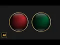 Make a Simple Round Glossy Button Adobe Illustrator Tutorials
