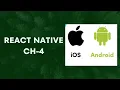 CH-4 REACT NATIVE REACT NAVIGATION ROUTING HOME SCREEN ABOUT SCREEN ICONS Justforcode