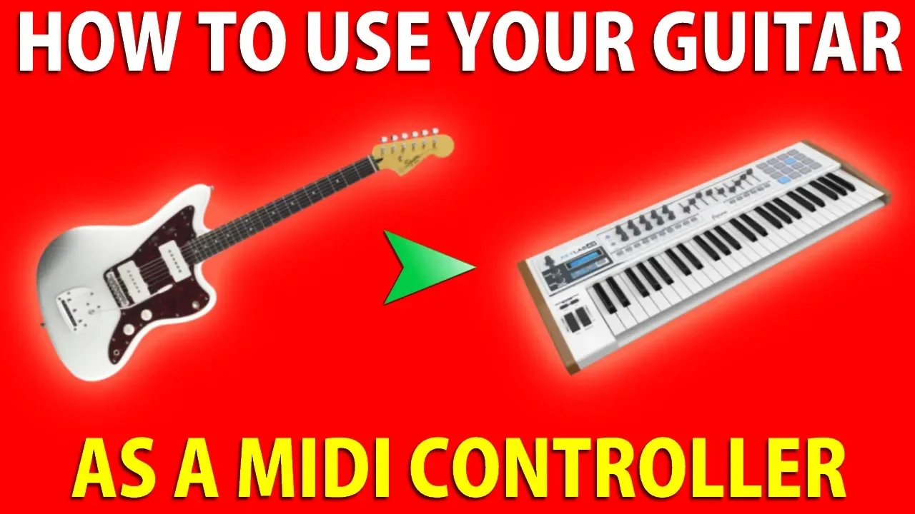 🎸 How to use your GUITAR as a MIDI CONTROLLER 🎹