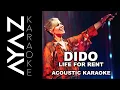 Lagu Dido - Life For Rent | Acoustic Karaoke | Studio Quality Instrumental Guitar Cover