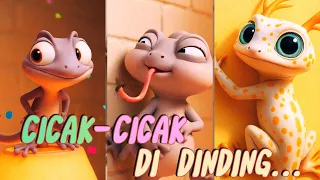 cicak cicak di dinding lagu anak populer video animasi edukatif laguanakindonesia