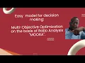 MOORA How to use Multi-Objective Optimization on the basis of Ratio Analysis to select alternatives