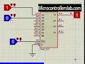 74HC157 Quad 2x1 Multiplexer IC Proteus Simulation