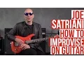 Download Lagu Joe Satriani Guitar Lesson - Using Different Styles to Improvise