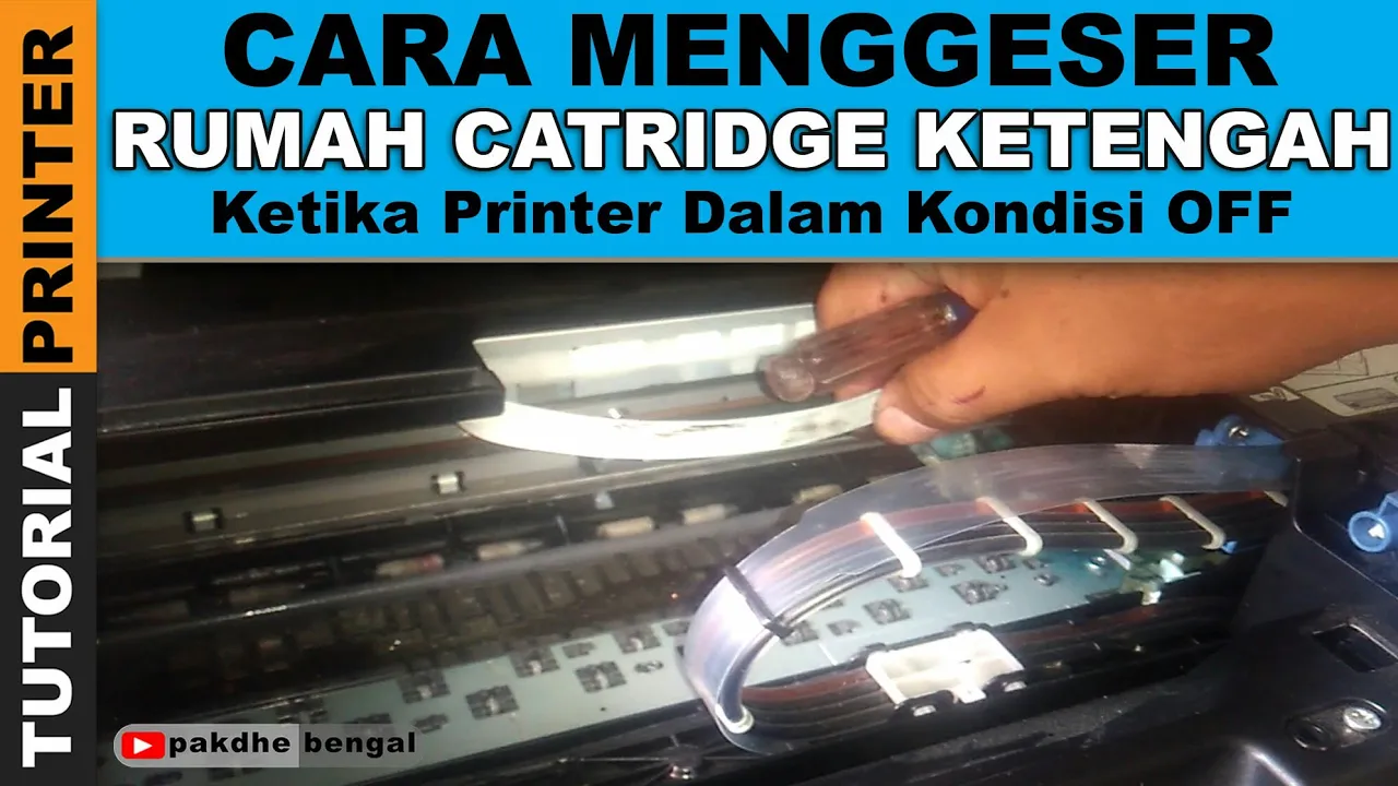 Video ini sebuah tutorial untuk pengisisan tinta pada catridge printer canon ip 2770 selamat menyaks. 