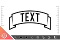 Inkscape Tutorial Create a Curved Ribbon with Text