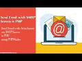 Send Email via SMTP Server in PHP using PHPMailer