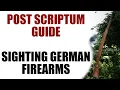 Post Scriptum Guide - Sighting German Firearms