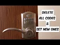 How to Erase All Codes Reset Kwikset Lock
