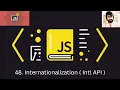 48 JAVASCRIPT Internationalization Intl API