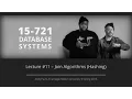 Lecture - Join Algorithms Hashing CMU Database Systems Spring 2016