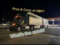 Pros and Cons of Being a Linehaul Driver for ABF Freight