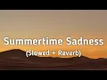 Download Lagu Lana Del Rey - Summertime Sadness (Slowed + Reverb) [Lyrics]