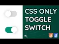 Creating a CSS-Only Toggle Switch Custom Checkbox - Tutorial