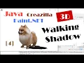 Java 3D How to Add a Fake Shadow to a Walking Pomeranian Model with Source Code