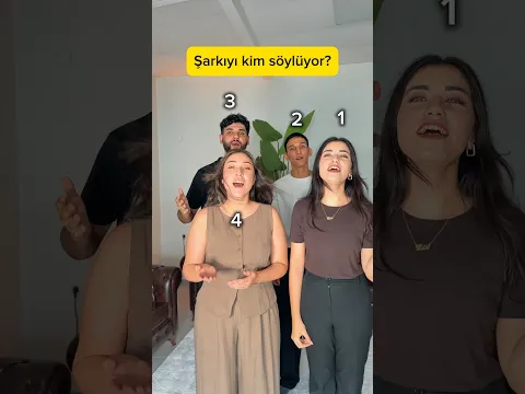 Sizce şarkıyı kim söylüyor?🤔