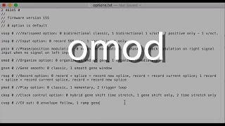 MG155 Firmware update w User Definable Firmware Options Organize Option omod