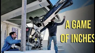 Diesel Engine Lift on a Catamaran – With EXTREMELY Tight Clearances (MJ Sailing – Episode 370)