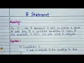 If Statement C programming flowchart of if Meaning Syntax Example lec-10 C programming