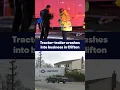 Tractor-trailer crashes into business on Route 3 in Clifton
