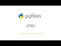 python lecture 4 python identity operators python membership operators python bitwise operators