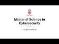 Master s in Cybersecurity Admitted Student Information Session May 13 2025
