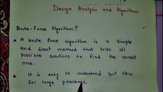 definition of brute force algorithm