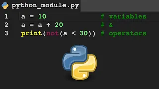 Introduction to Python Variables and Operators 8