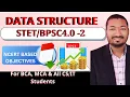 DATA STRUCTURE USING C - PART 2 1D 2D ARRAY SEARCHING UGC NET STET BPSC BCA MCA