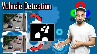 Vehicle Detection with OpenCV Contours Background Subtraction