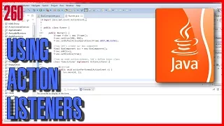 JAVA Using Action Listeners example