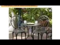 Hot Offer Christopher Knight Home Thomas Cast Aluminum Dark Gold 3 piece Bistro Set