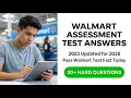 Walmart Assessment Test Answers 2026 Pass Your Walmart Assessment Test Fast Today