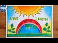 Lagu World Ozone Day Drawing | How to Draw Ozone day | Ozone Day Drawing #ozone #ozoneday #poster