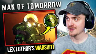 james gunn reveals lex luthors warsuit in man of tomorrow 