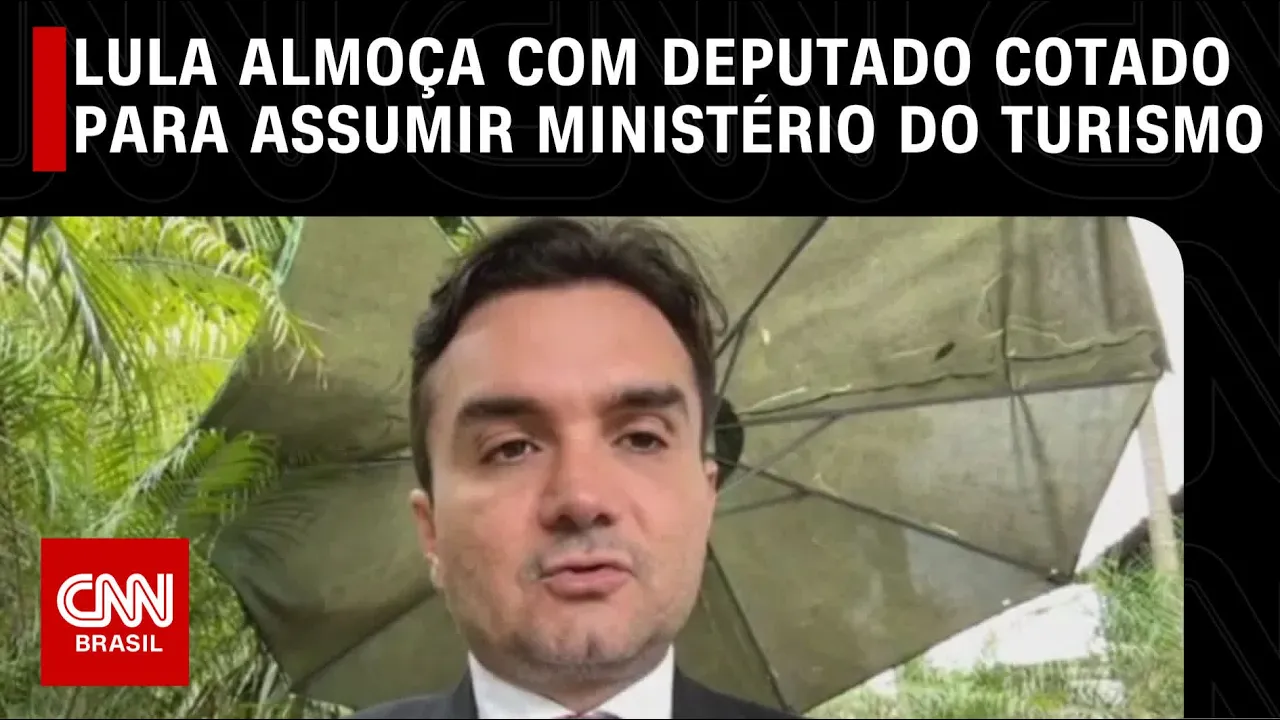 Lula almoça com deputado cotado para assumir o Ministério do Turismo | CNN PRIME TIME