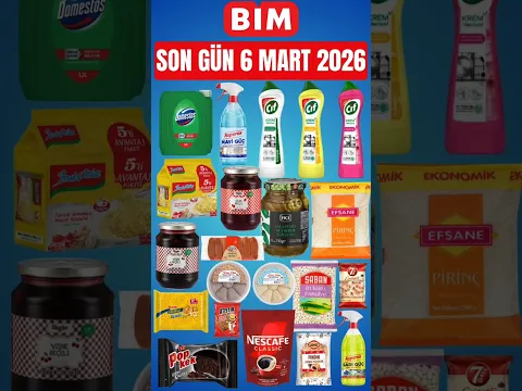 BİM EKSTRA İNDİRİMLER SON GÜN 6 MART 2026