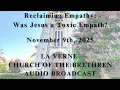 Reclaiming Empathy: Was Jesus a Toxic Empath? | November 9th 2025 | Amanda Bennett