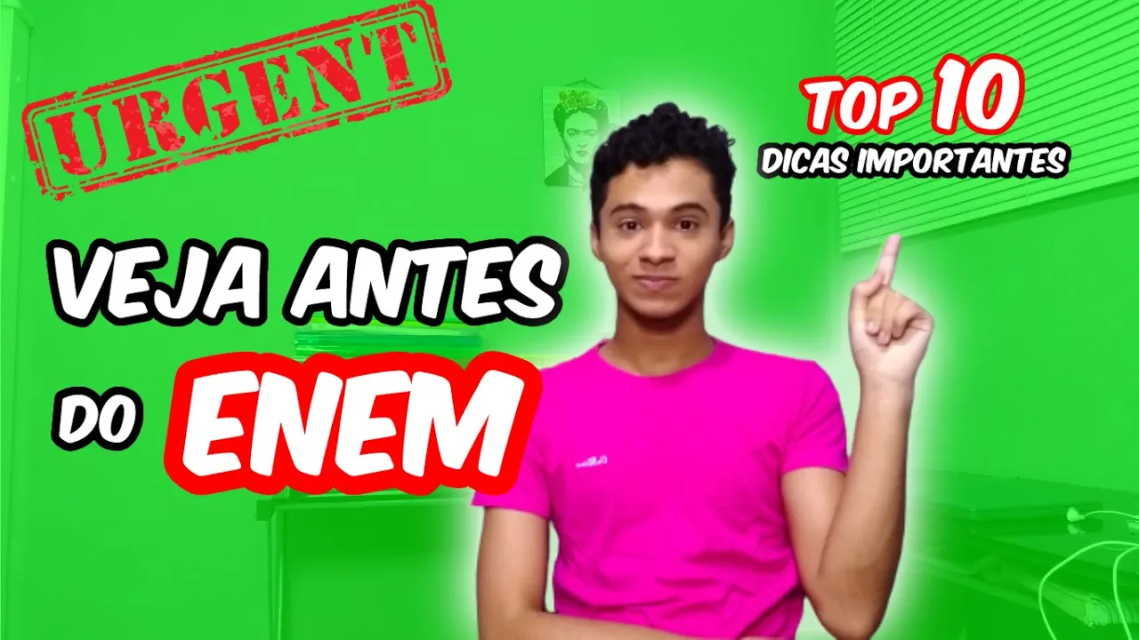 TOP 10 dicas para a prova do Enem 2021 | Vitor Soline