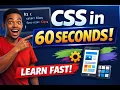 CSS Explained in 60 Seconds