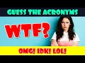 Guess the Acronyms Acronyms Quiz