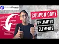 Copy Coupon Code with Unlimited Elements - Elementor Wordpress Tutorial