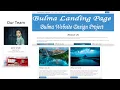Landing Page in Bulma CSS Frame work Website in Bulma Bulma CSS Landing Page Bulma Website