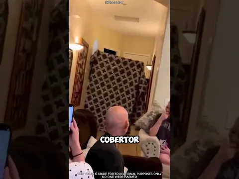 🥹❤️ Ela Achou Que Era Só uma Brincadeira… Até Ver Quem Estava Atrás do Cobertor! 😭✨  #short
